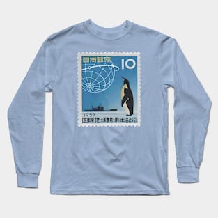 International Geophysical Year (IGY) 1957 Japanese Stamp Long Sleeve T-Shirt